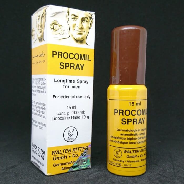 Chai thuốc xịt chống xuất tinh sớm Procomil Spray 0