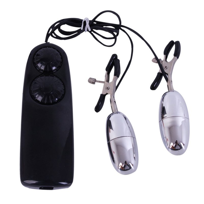 trứng rung và kẹp đầu ti BDSM