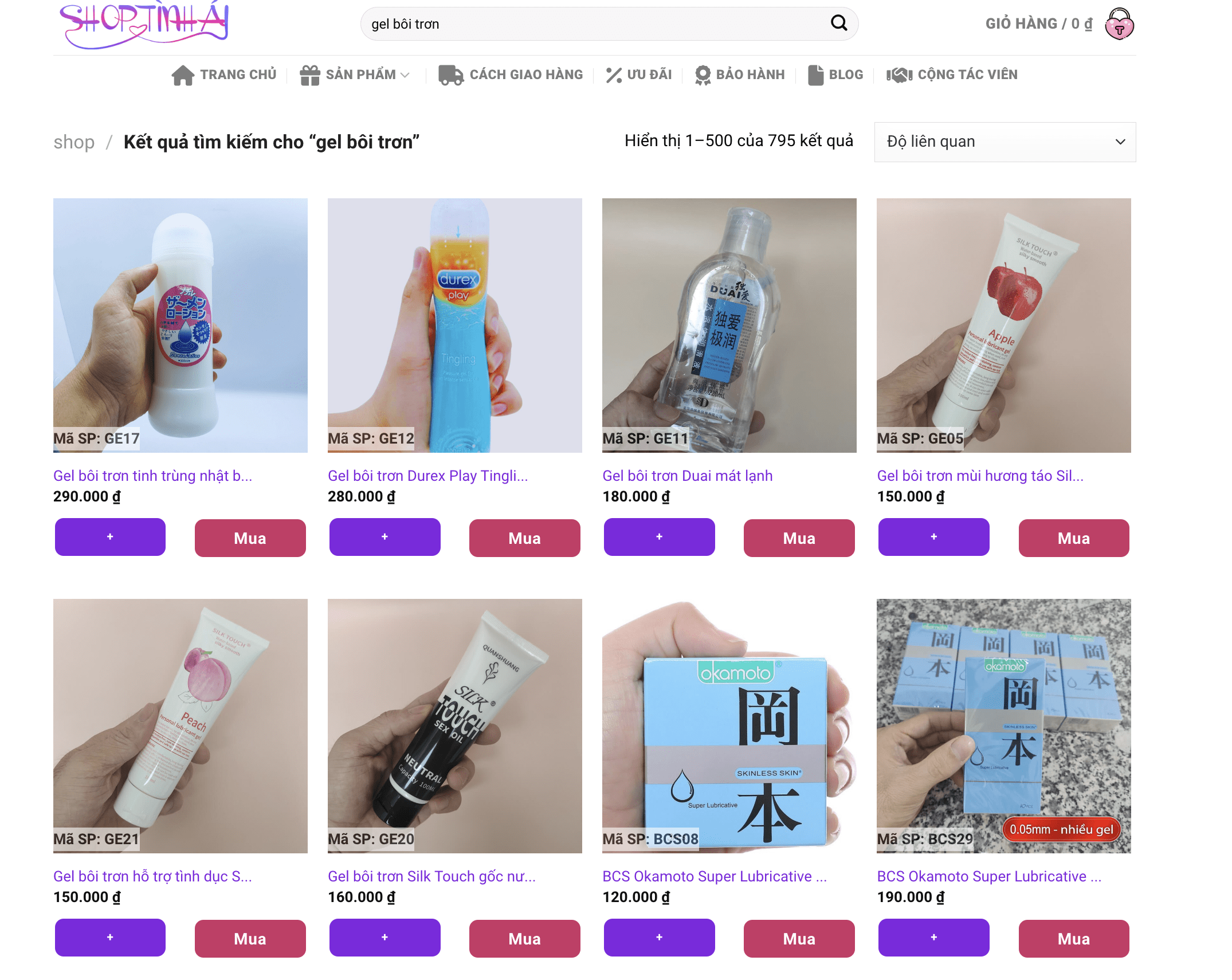 mua gel bôi trơn ở đâu