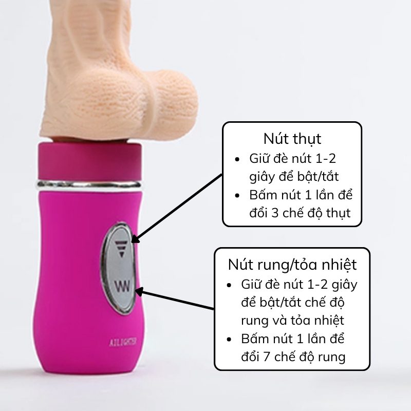 Dương vật giả rung thụt Ailighter duong vat gia rung thut ailighter