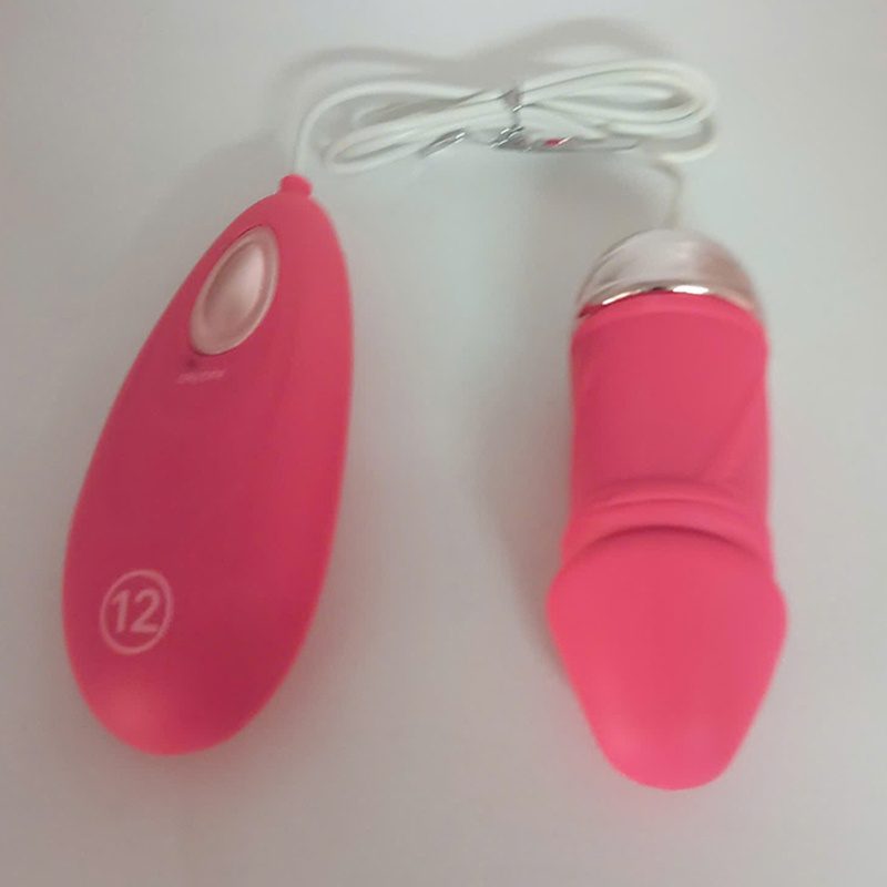 Trứng rung hình dương vật Glow Trứng rung hình dương vật Glow