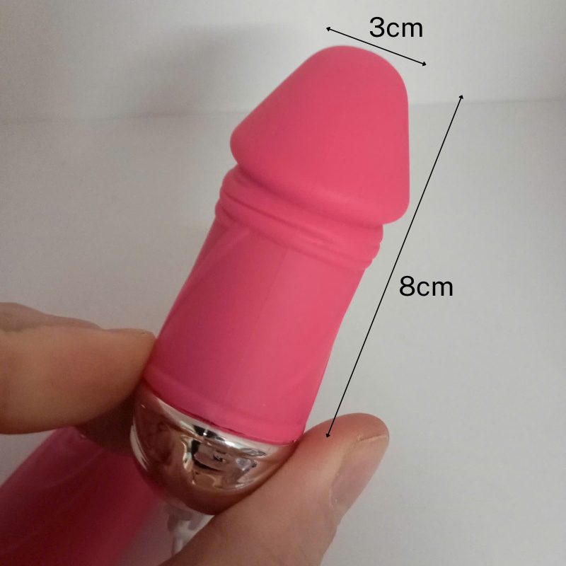 Trứng rung hình dương vật Glow Trứng rung hình dương vật Glow