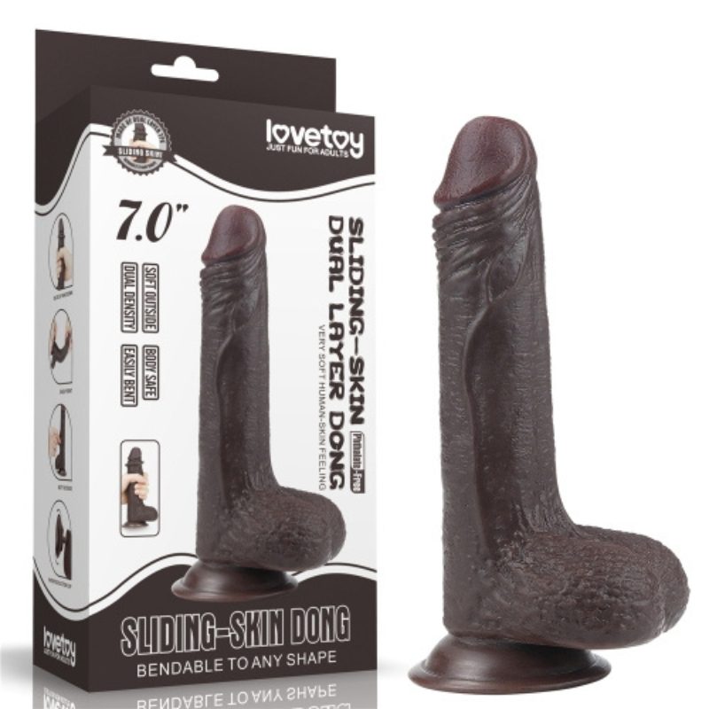 duong vat gia gan tuong Sliding Skin Black 7 inch